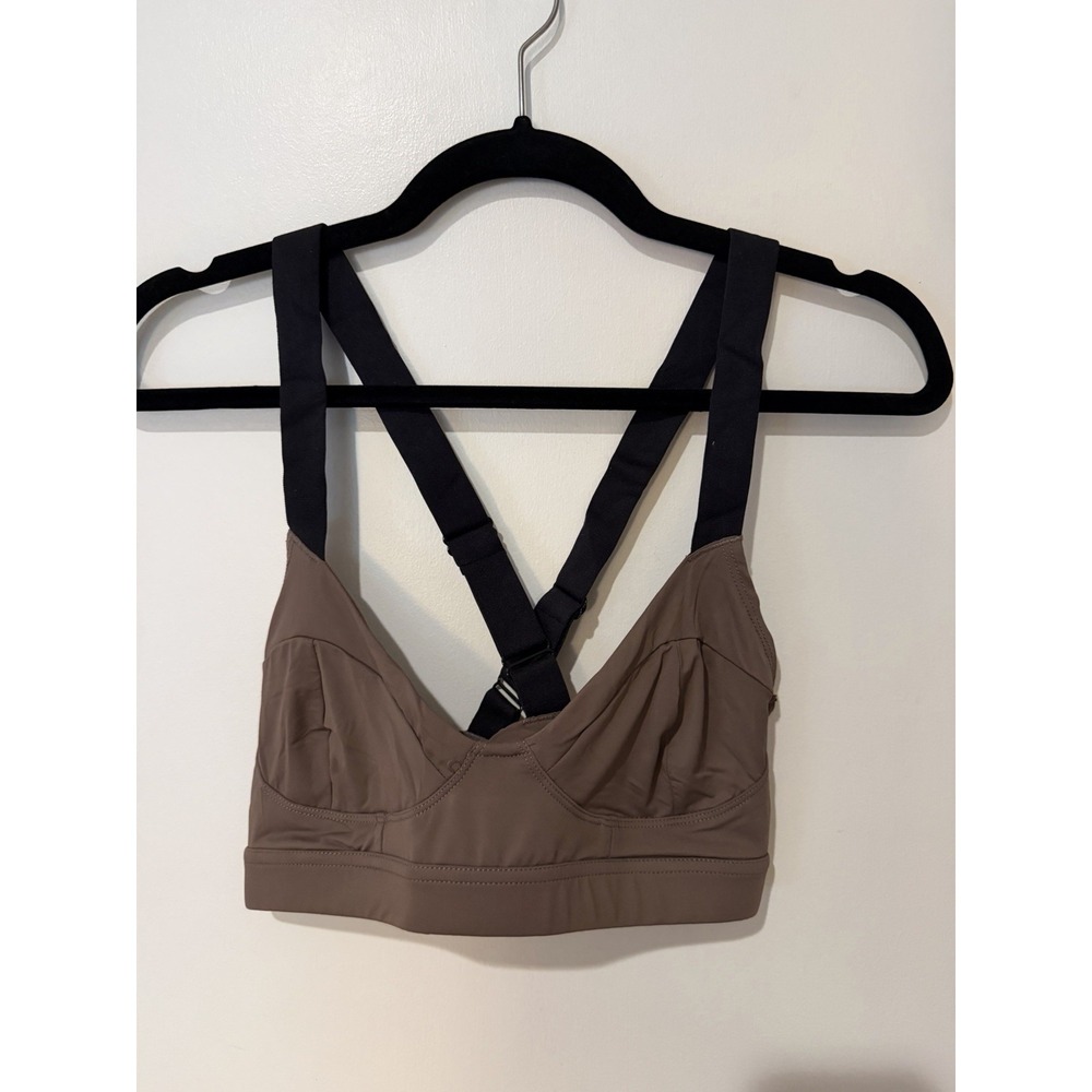 SOMI Betty Womens Size Small Mushroom Comfortable Bra Bralette Brown NWOT
